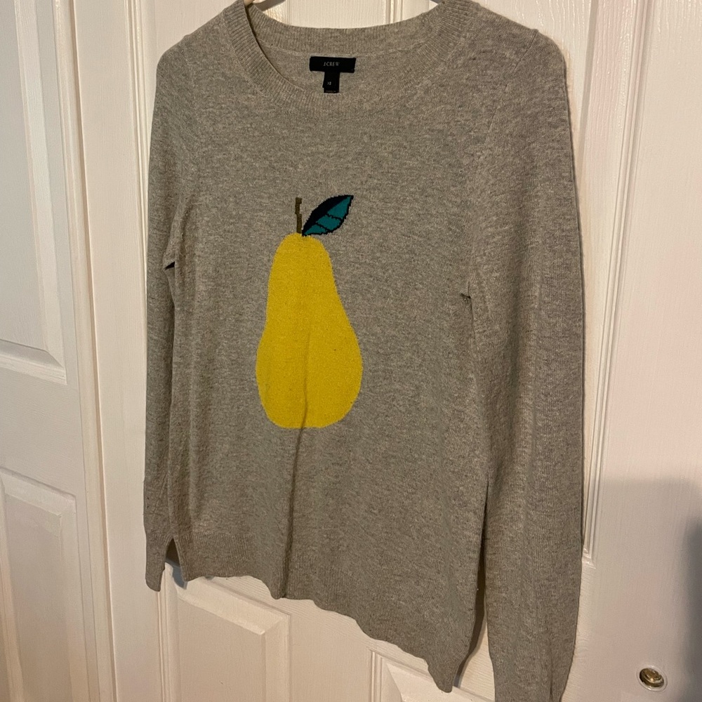 J. Crew Wool Blend Pear Sweater